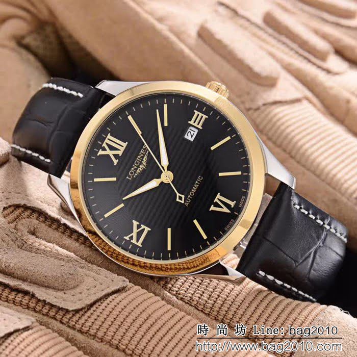 LONGINES浪琴 經典大三針 全自動機械 精品男士腕表 WSS1096